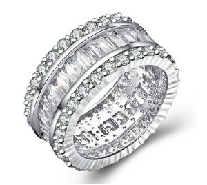 Snabb gratis frakt vintage syntetisk diamant förlovningsring kvinnor bröllop årsdagen dag gåva hög kvalitet aldrig blekna
