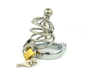 Male Chastity Cage Urethral Catheter Stainless Steel Belt Bondage Fetish SM Sex Toys Art Cages Device