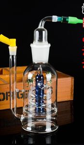 ビッグマウスドラゴンガラスミュート水ギセルポットアクセサリーガラス水パイプ喫煙カラースタイルランダム配達