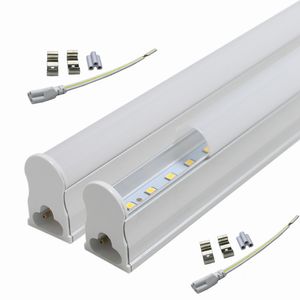 Ny kvalitet T5 1FT 2FT 3FT 4FT 5FT 6FT 8ft Integrated LED-rörkylare Ljus Höga lumens LED-lampor AC 110-240V