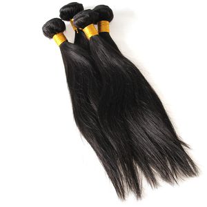 Cynosure cabelo 4 pacotes em linha reta 100% cabelo humano Weave Bundles não transformados cabelo trama 400g