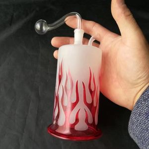 Spray Flame Bongs Groothandel Glass Bongs Glass Water Pipe Glas Oliebrander Adapter Kom