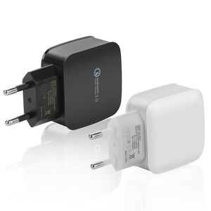 Cavo USB per caricabatterie da muro da viaggio per casa adattivo di alta qualità QC 3.0 US EU per Samsung Galaxy