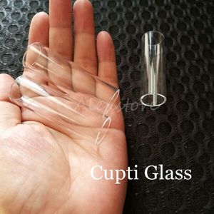 Cupti Glass Replacement Reserve Pyrex Glass Tube för Kanger KangerTech Cupti Tank Atomizer 75W TC Starter Kit 60mm*19mm med klar färg