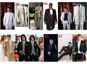 Modeanpassade Western Tuxedos Cowboy Slim Fit Black Groom Suit Wedding Suit For Men Prom Suit 3 PiecesJacket Pants Vest211q