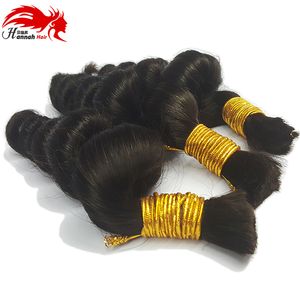 Human Hair For Micro Braids Bulk Hair No Weft Brazilian Virgin Remy Hair braiding Loose Wave