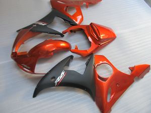 Eftermarknad Body Parts Fairing Kit för Yamaha YZF R6 03 04 05 Vin Röda Svarta Fairings Set YZF R6 2003-2005 OT14