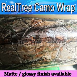 Realtree Camo Vinyl Wrap Mossy Oak Tree Leaf Camouflage Car Wrap Truck Camo Tree Print Duck Grafik Design Storlek 1.52 x 30m/Roll