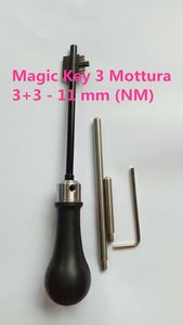 Bezpłatna wysyłka Nowa Magic Key 3 dla Mottura 3+3, CISA, Lince und Elp 3+3 (Kazan) - 11 mm (NM) Key Master Decoder Toolsmith Narzędzia