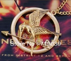 Wholesale color mix games resale online - can mix color Hot Hunger games Laugh at the bird pendant necklace original factory supply