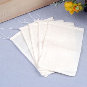 Wholesale milk cotton for sale - Group buy packaging gift bags cm sizes density cotton drawstring bags gunny bale hessian cloth bag water boil bag milk coffee filter