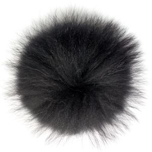 real raccoon fur pom poms 액세서리 14cm ~ 15cm 키 체인 겨울 모자를위한 겨울 모자
