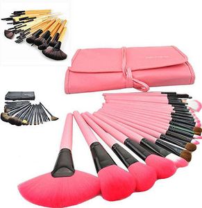 Ladies Pro Makeup Brush Browa Cień Zestaw kosmetyczny Zestaw kosmetyczny +woreczka 32/24 PCS NOWOŚĆ #R487