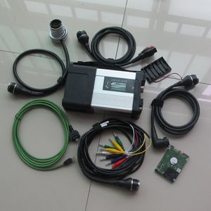 Диагностический инструмент MB Star SD C5 Connect Compact 5 с кабелями мультиплексора жесткого диска, полный комплект сканера для легковых автомобилей, грузовиков