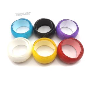 Öppet akryl Kids Bangle Mode Solid Candy Färg Plast Bangles För Gåva 24PC / Lot Free Shipping