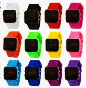 LED , mirrors, leisure sports, second generation multi-function , plastic mirror watches, electronic