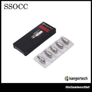 Authentic Kanger SSOCC Coils 0.5ohm 1.2ohm 1.5ohm Ni200 .15ohm Replaceable Coil Head For Kanger Nebox Subvod Kit Stainless Steel OCC