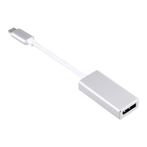 Displayport оптовых-Freeshiping USB3 Type C для DisplayPort кабель поддержка K выход алюминиевый корпус USB C для DP HDTV цифровой конвертер адаптер кабель для Macbook