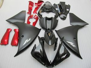 Injection mold high quality fairing kit for Yamaha YZF R1 09 10 11-14 matte black red fairings set YZF R1 2009-2014 OY18