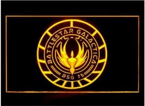 Battlestar Galactica BSG 75 Beer Bar Pub Club 3D Znaki LED Neon Light Znak Wystrój domu Crafts