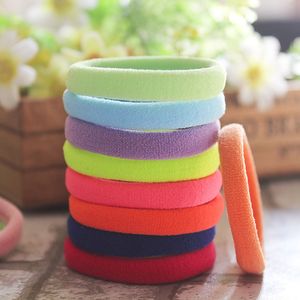 Koreanska stil Smycken Hela Hårband Tillbehör Tousheng 1000pcs Färgglada Hårband Hög Elastiska Ring Gummi Band Saksömmar A6944