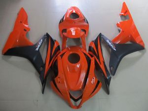 Kit de carenagem de plástico de injeção para Honda CBR600RR 07 08 vermelho preto carenagem conjunto CBR600RR 2007 2008 OT06