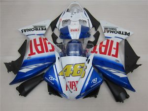 Zestaw do zwalczania wtrysku dla Yamaha YZF R1 09 10 11-14 Białe Niebieskie wróżki Zestaw YZF R1 2009-2014 Oy02