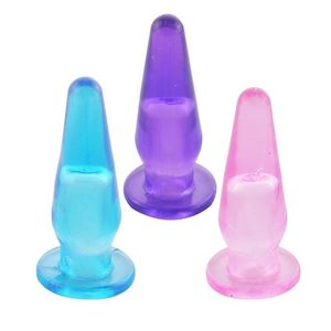 Mini Finger Portable Female Male JELLY Anal Butt Plug Sexspielzeug Prostatamassager # R91