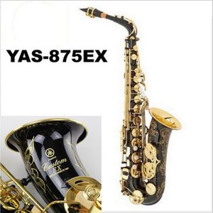Großhandels-Neuer Nickel-überzogener schwarzer Saxophon-Alt-Saxophon YAS 875 EX Musikinstrumente BerufsE-flaches Saxophon-Saxophon Saxofon im Angebot