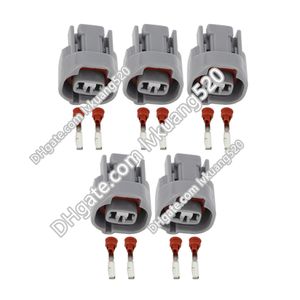 5 Sets 2 Pin Quick Electronic Connector Male and Female Wire Harness Automotive Connector DJ70211Y-2.2-21