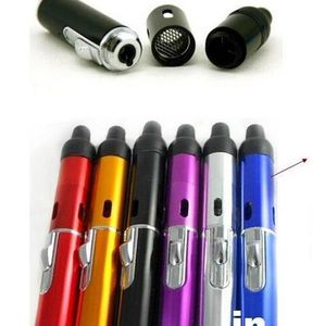 In Stock smoking metal pipes Herbal portable Vaporizer for dry herb with built-in Wind Proof Torch Lighter