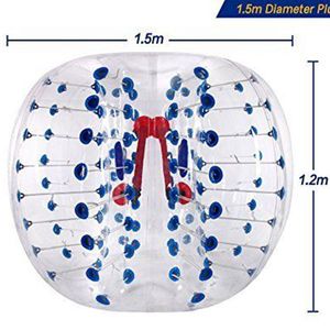 التوصيل مجانا فقاعة البدلة زورب كرات كرة القدم PVC الجسم الوفير لكرة القدم ضمان الجودة 3FT 4FT 5FT و 6ft