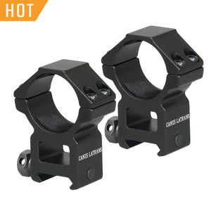 Canis Latrans 30MM 6063 Aluminum Finish Coating Anodic Oxidation Double Row High Width Scope Mount For Outdoor Hunting CL24-0114B