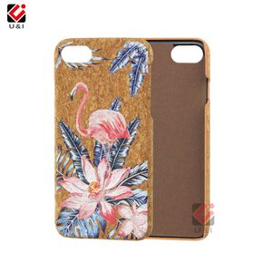 Najnowszy Ekologiczny Cork Cork Phone Case Wodoodporne dla iPhone 6 7 8 Plus 11 12 Pro XS XR X MAX Natural Puste Print Drukuj Niestandardowe logo Powrót Pokrywa Shell Hurt