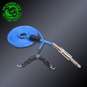 Tattoo Clip Cord 1.8M Silicone Soft Filtered Durable Blue Color WY028-2