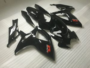 射出成形型フェアリングキット2006年2007年鈴木GSXR600 750 GSXR 600 GSXR750 K6 06 07 ABSマットブラックフェアリングセット+ギフトMN49