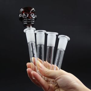 Super da 11 cm di vetro Downstem e ciotola di colore articolare da 14,4 mm per brongone di vetro bong con tubo d'acqua