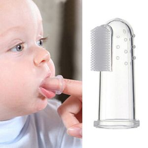 3 Pcs Soft Safe Baby Toothbrushes Kids Silicone Finger Toothbrush Gum Brush For Children Dental Care