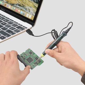 USB soldering iron suit USB soldering iron welding pen home students mobile phone repair welding tool