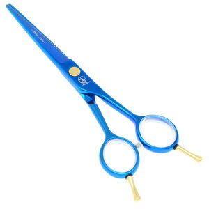 5 Meisha Professional Count Scissors JP440C Blue Hair Shears理髪ツールサロンカットヘアハサミシャープエッジシアーズ HA0008