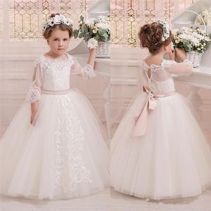 High-end Gown Flower Girl Dress Little Girls Pageant Dresses Wedding Dress Beading