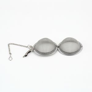 Stainless Steel Sphere Locking Spice Tea Ball Strainer Mesh Infuser tea strainer Filter infusor Mesh Herbal Ball cooking tools