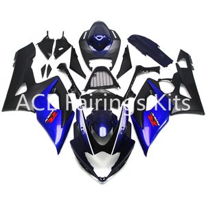 3 brindes Novos Suzuki GSXR1000 GSXR 1000 K5 2005 2006 05 06 ABS Motocicleta Carenagem Kit preto Azul estilo v47