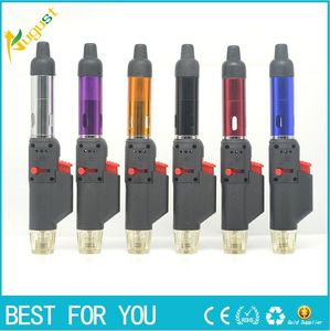 Wholesale sneak tokes for sale - Group buy Click N Toke all In One Vaporizer Torch Lighter Snake a toke discreet Vapes sneak a toke smoking metal pipe vaporizer gas lighter