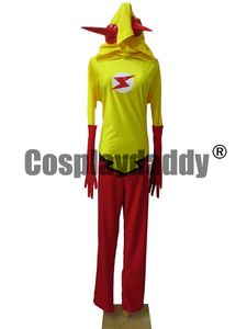 Młody sprawiedliwość Kid Flash Cosplay Costume