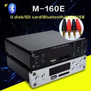 Бесплатная доставка Bluetooth@4.0 Цифровой аудио усилитель Вход USB / SD / AUX / PC-USB проигрыватель без потерь для APE / WMA / WAV / FLAC / MP3 160 Вт * 2