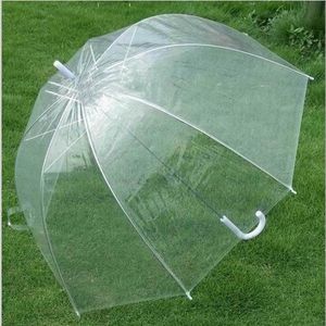 100pcs 34" Big Clear Cute Bubble Deep Dome Umbrella Gossip Girl Wind Resistance fast shipping
