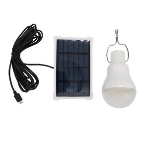 Solar Powered Lamp Portable Solar Panel Led Bulb 140LM Energy Saving for Housing Outdoor Activities Emergency