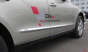 جودة عالية ABS الكروم 4PCS الباب الجانبي سيارة تقليم الزخرفية، شريط حارس، شريط واقية أبلى لAUDI Q5 2009-2015