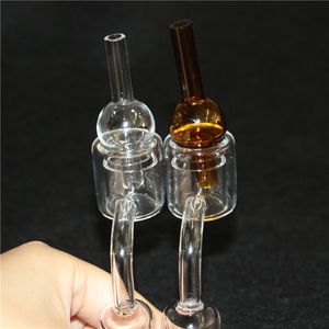 Set da fumo di chiodo Banger al quarzo termico con doppio secchio, cappuccio in vero quarzo abbinato, chiodi al quarto maschio / femmina da 10 mm / 14 mm / 19 mm